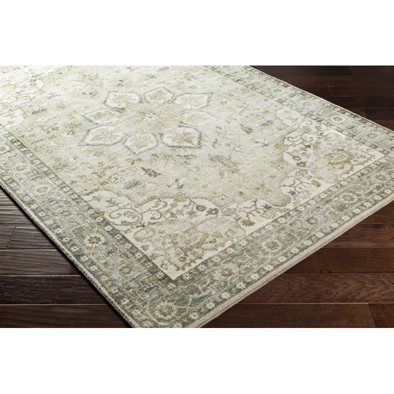 Ophelia & Co. Amold Oriental Cream/Sage Area Rug & Reviews Wayfair